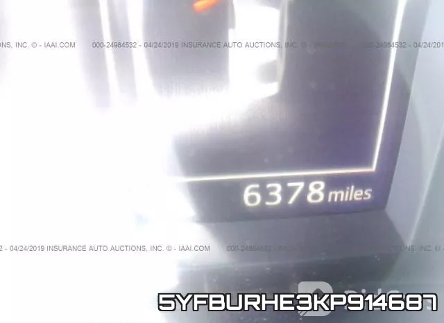 5YFBURHE3KP914687 фото 8