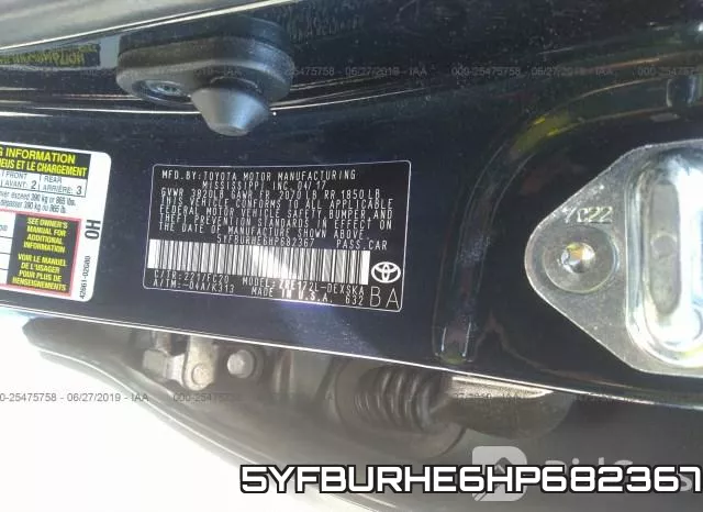 5YFBURHE6HP682367 фото 10