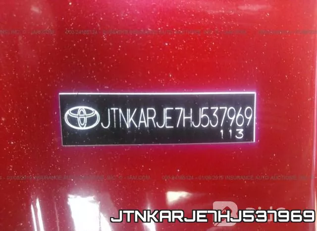 JTNKARJE7HJ537969 фото 10