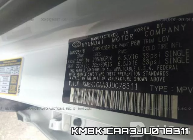 KM8K1CAA3JU078311 фото 10