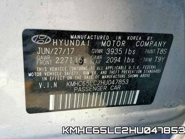 KMHC65LC2HU047853 фото 2