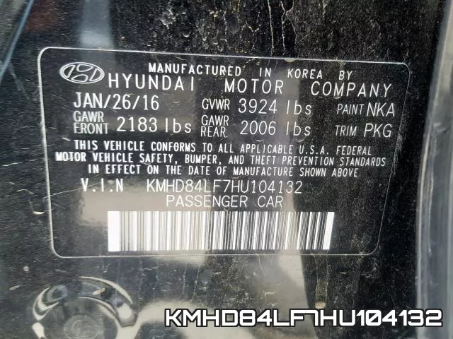 KMHD84LF7HU104132 фото 2