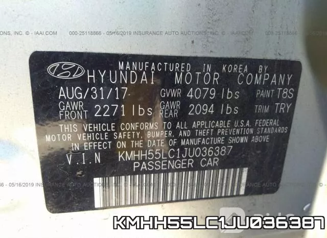 KMHH55LC1JU036387 фото 10