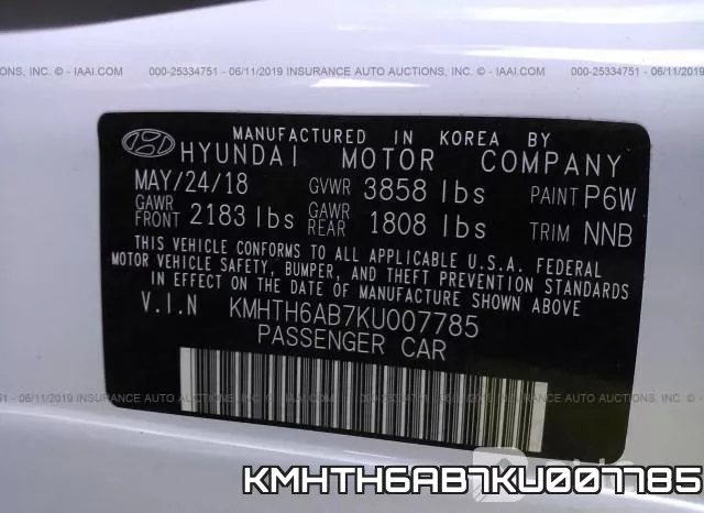 KMHTH6AB7KU007785 фото 10