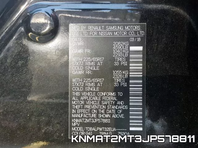 KNMAT2MT3JP578811 фото 2