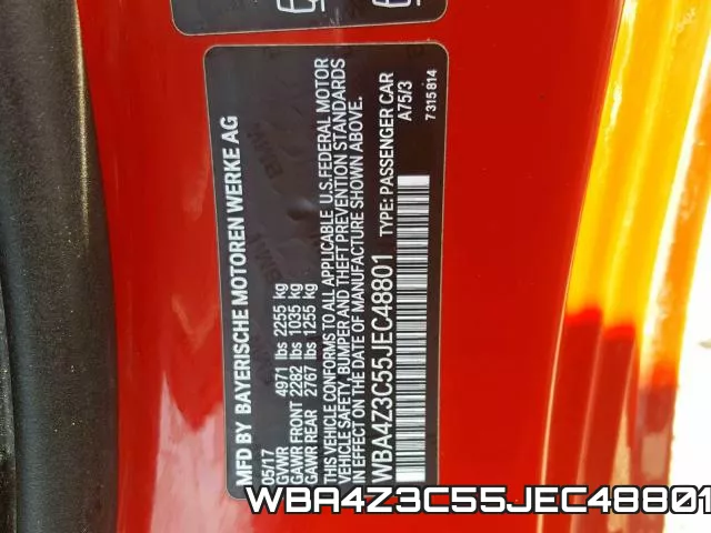 WBA4Z3C55JEC48801 фото 2