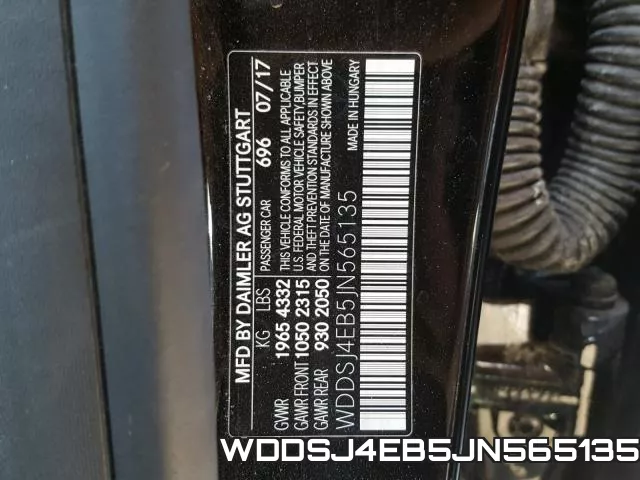 WDDSJ4EB5JN565135 фото 2