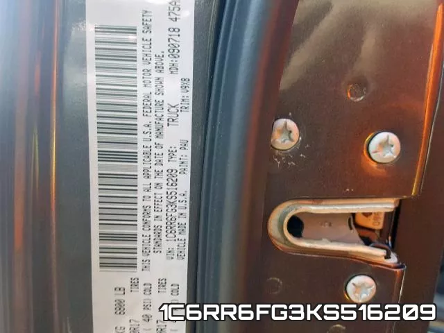 1C6RR6FG3KS516209 фото 2
