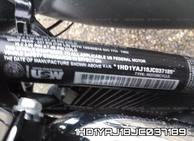 1HD1YAJ18JC037189 фото 2