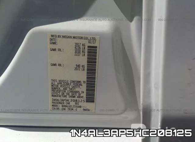 1N4AL3AP5HC208125 фото 10