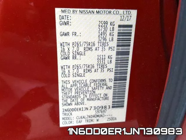 1N6DD0ER1JN730983 фото 2