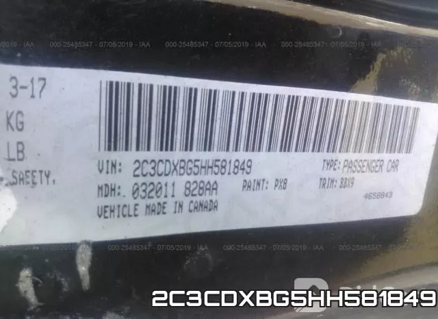 2C3CDXBG5HH581849 фото 9