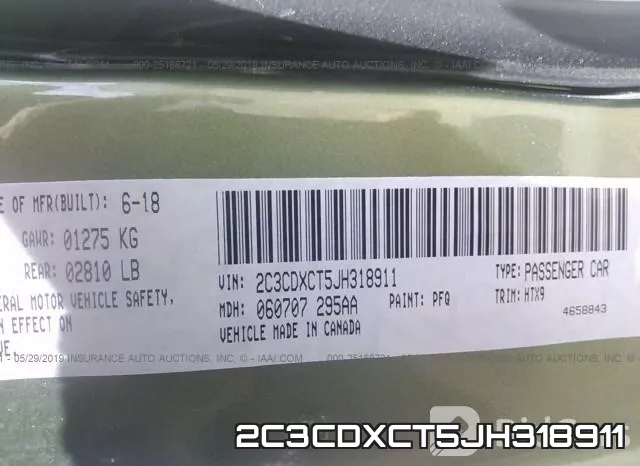 2C3CDXCT5JH318911 фото 10