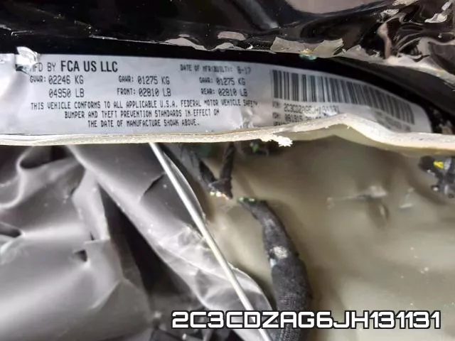 2C3CDZAG6JH131131 фото 2