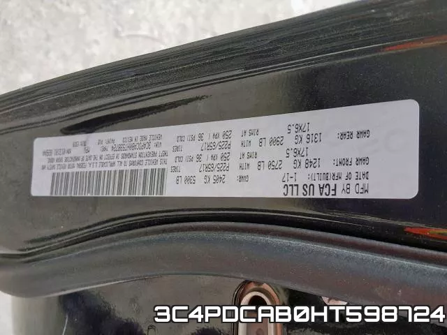 3C4PDCAB0HT598724 фото 2
