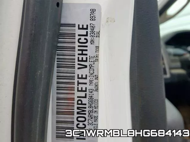 3C7WRMBL8HG684143 фото 2