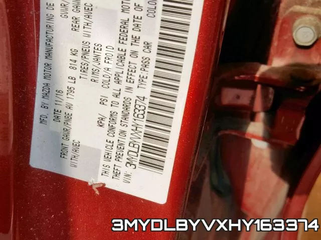 3MYDLBYVXHY163374 фото 2
