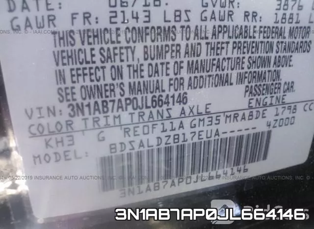 3N1AB7AP0JL664146 фото 10