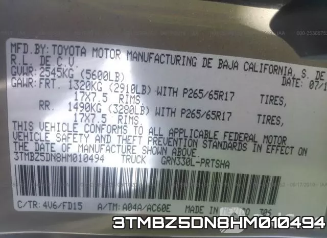 3TMBZ5DN8HM010494 фото 10