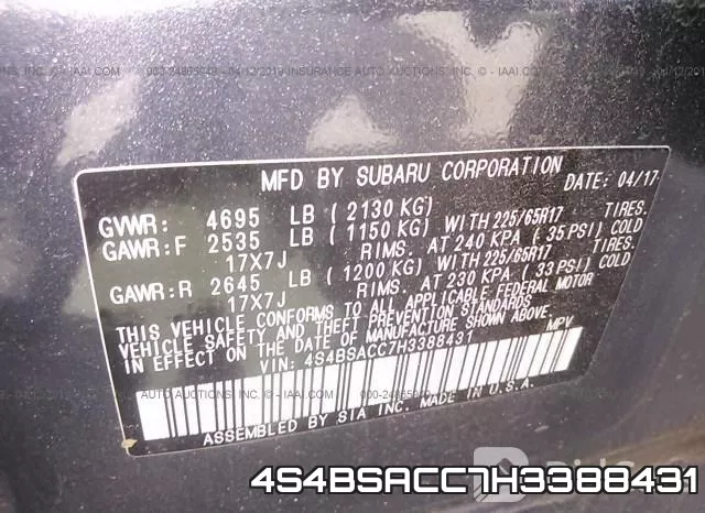 4S4BSACC7H3388431 фото 10