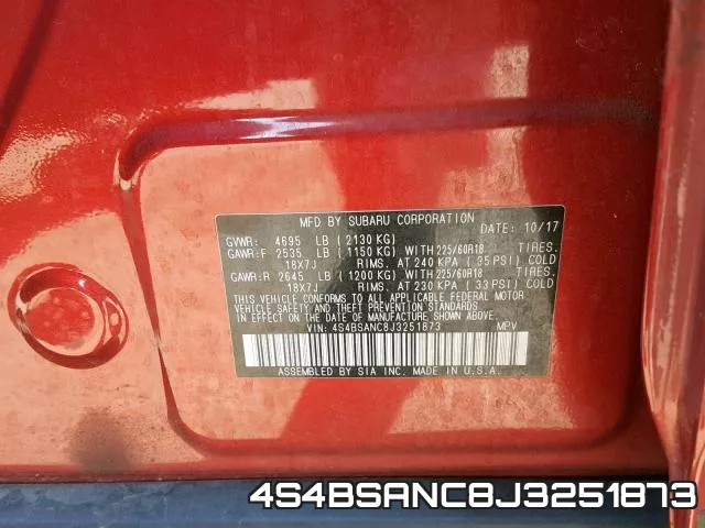 4S4BSANC8J3251873 фото 2