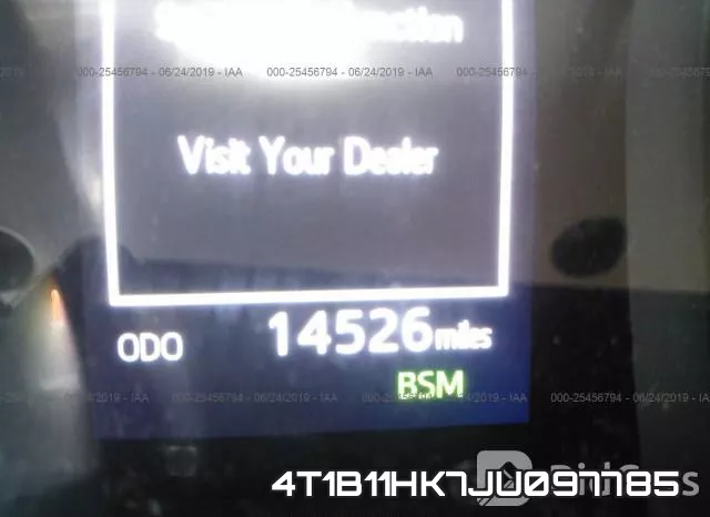 4T1B11HK7JU097785 фото 8