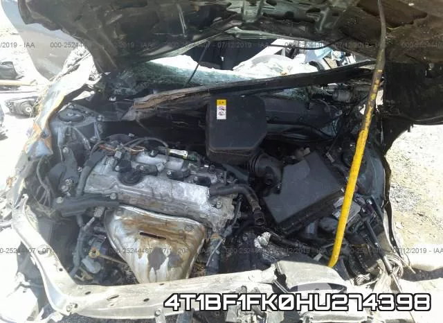 4T1BF1FK0HU274398 фото 2
