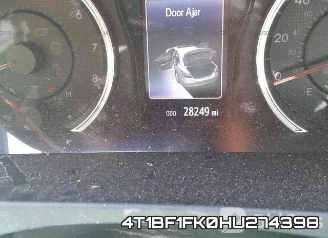 4T1BF1FK0HU274398 фото 8