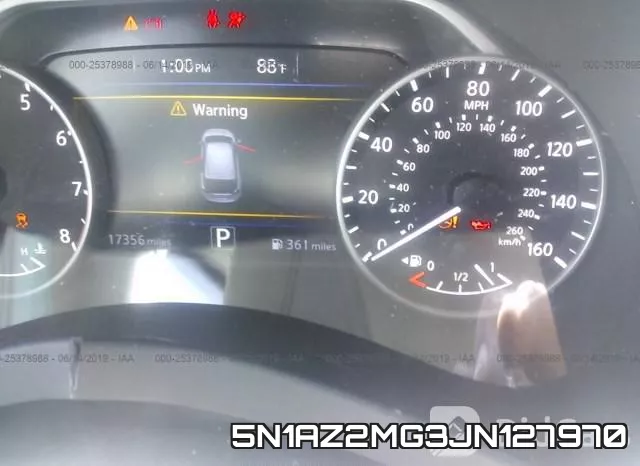 5N1AZ2MG3JN127970 фото 8