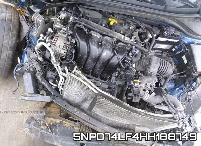 5NPD74LF4HH188749 фото 2