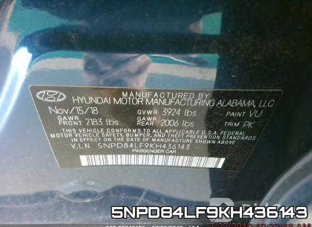 5NPD84LF9KH436143 фото 9