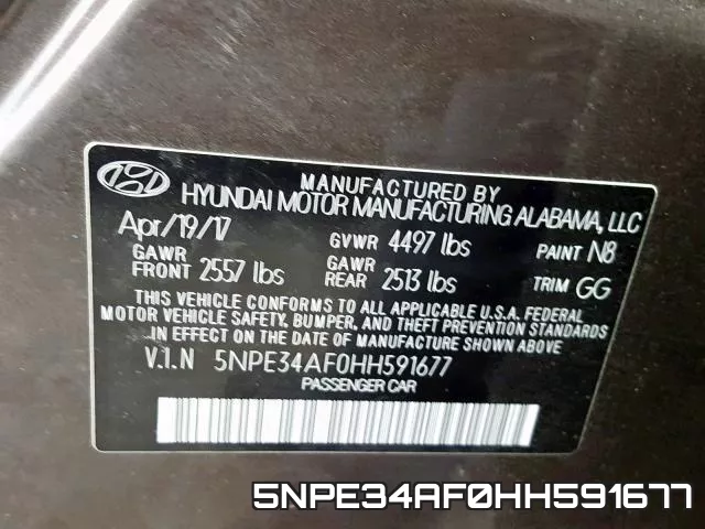 5NPE34AF0HH591677 фото 2
