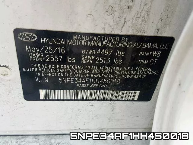 5NPE34AF1HH450018 фото 2
