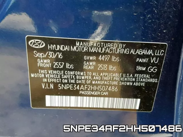 5NPE34AF2HH507486 фото 2