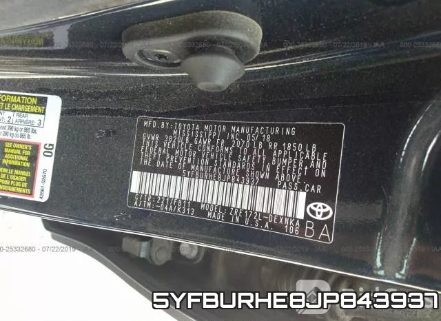 5YFBURHE8JP843937 фото 10