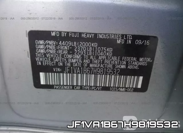 JF1VA1B67H9819532 фото 10