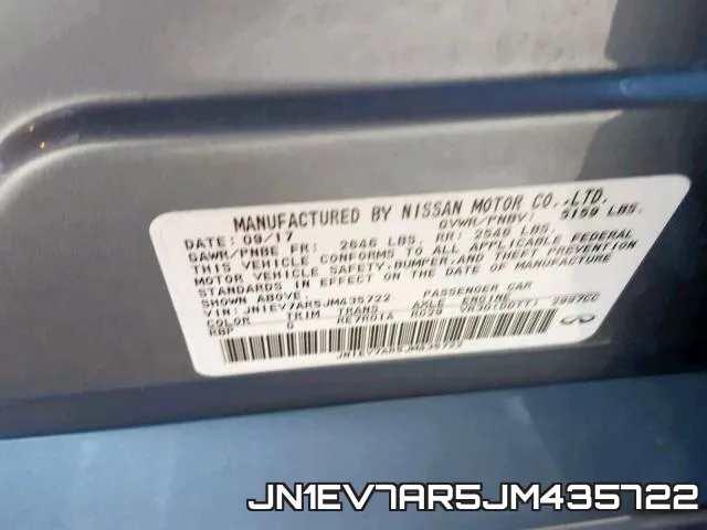 JN1EV7AR5JM435722 фото 2