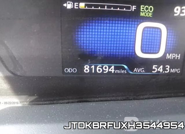 JTDKBRFUXH3544954 фото 8
