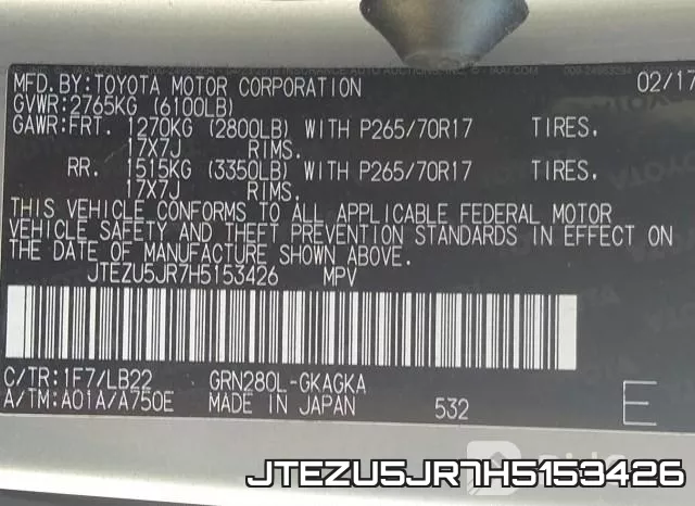 JTEZU5JR7H5153426 фото 10