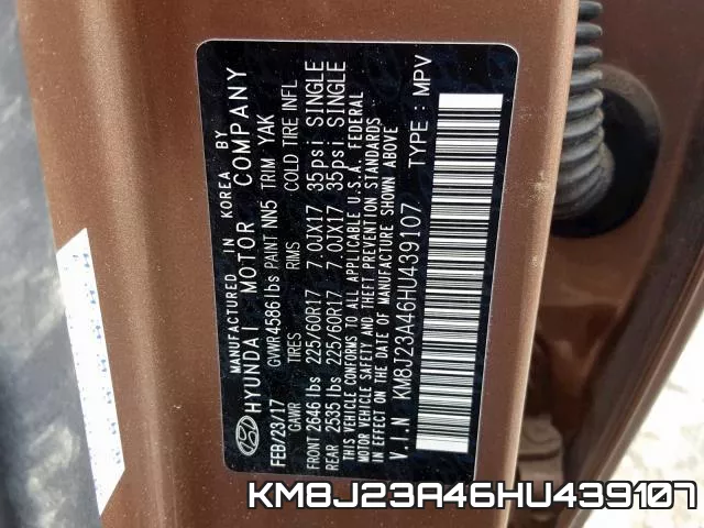 KM8J23A46HU439107 фото 2
