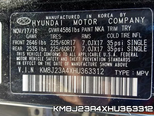 KM8J23A4XHU363312 фото 2
