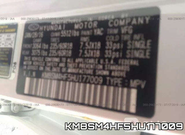 KM8SM4HF5HU177009 фото 10