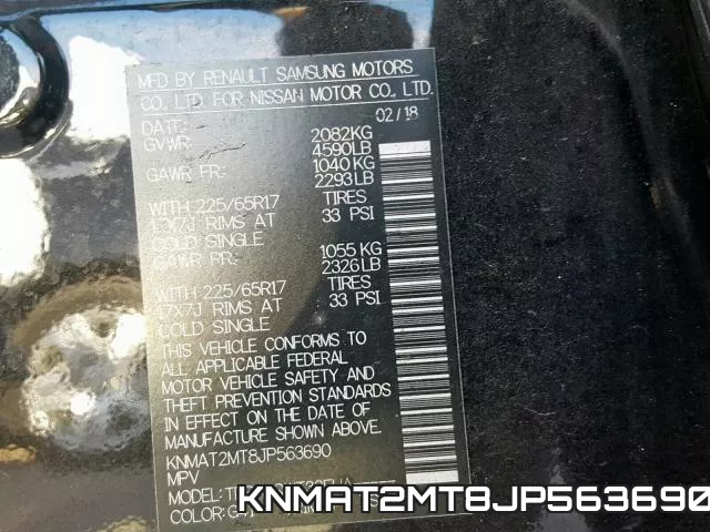 KNMAT2MT8JP563690 фото 2