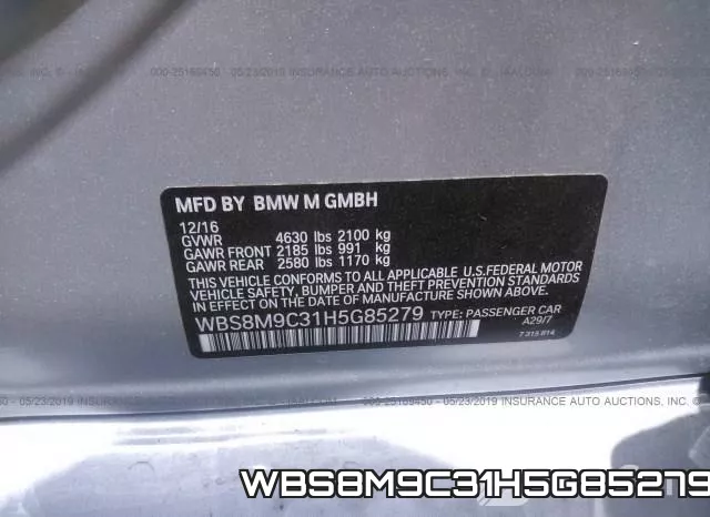 WBS8M9C31H5G85279 фото 10