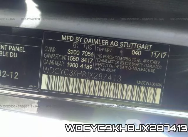 WDCYC3KH8JX287413 фото 10