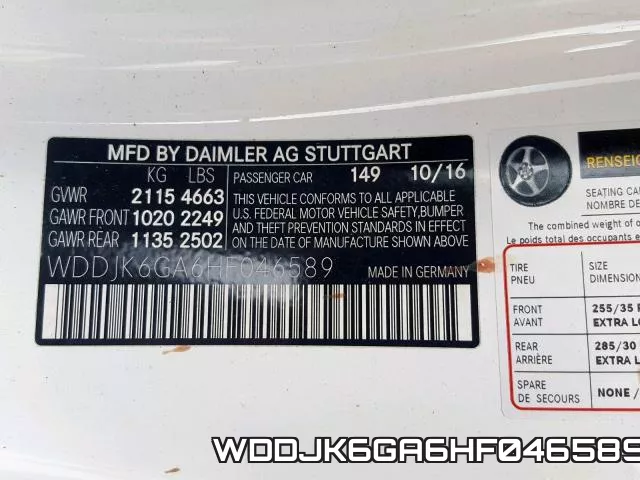 WDDJK6GA6HF046589 фото 2
