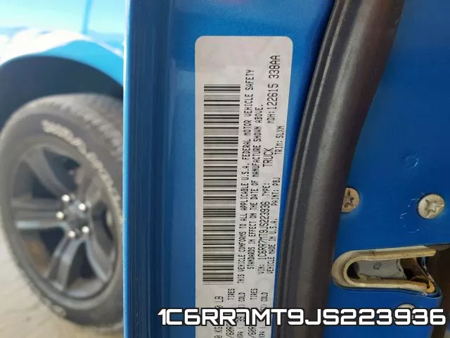 1C6RR7MT9JS223936 фото 2