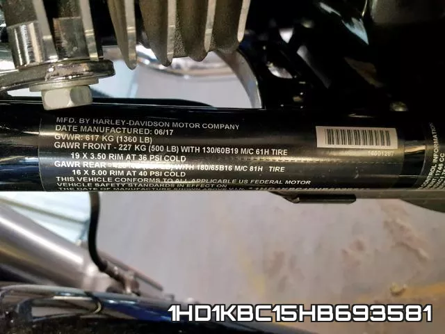 1HD1KBC15HB693581 фото 2