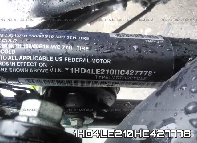 1HD4LE210HC427778 фото 2
