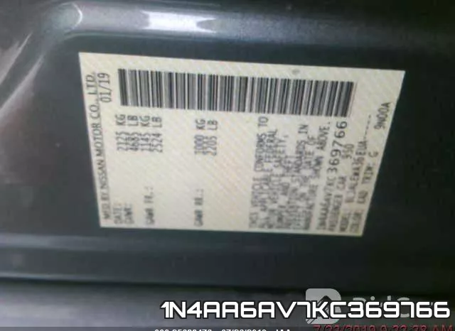 1N4AA6AV7KC369766 фото 10